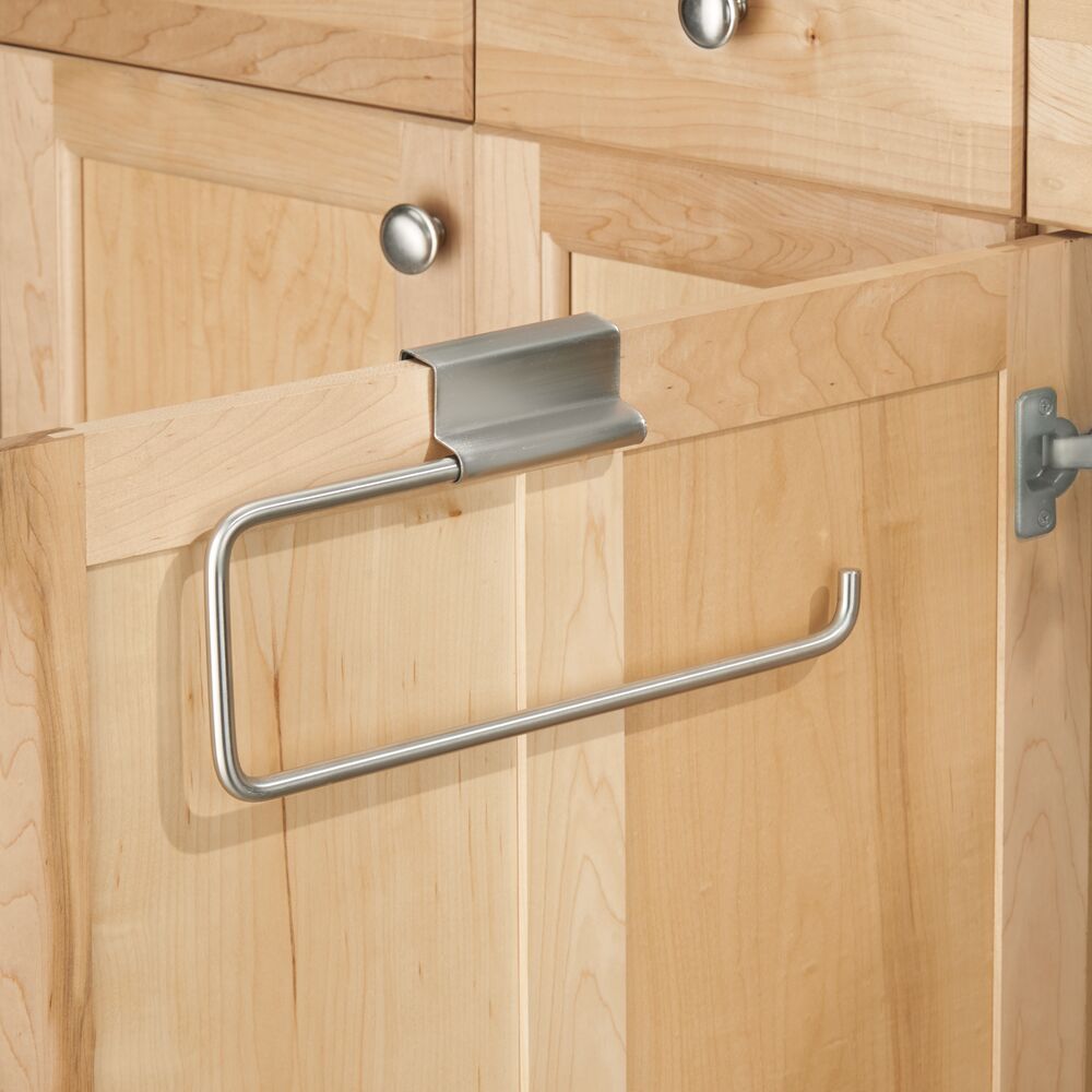 iDesign Stainless Steel Over the Cabinet Paper Towel Holder