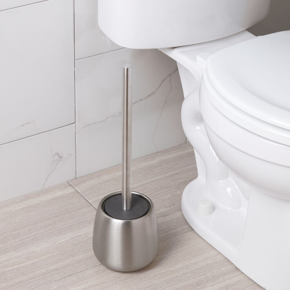 Interdesign Forma Brizo Toilet Bowl Brush, Brushed Stainless Steel