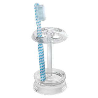 iDesign Franklin Toothbrush Stand in Clear - iDesign-Toothbrush Stand