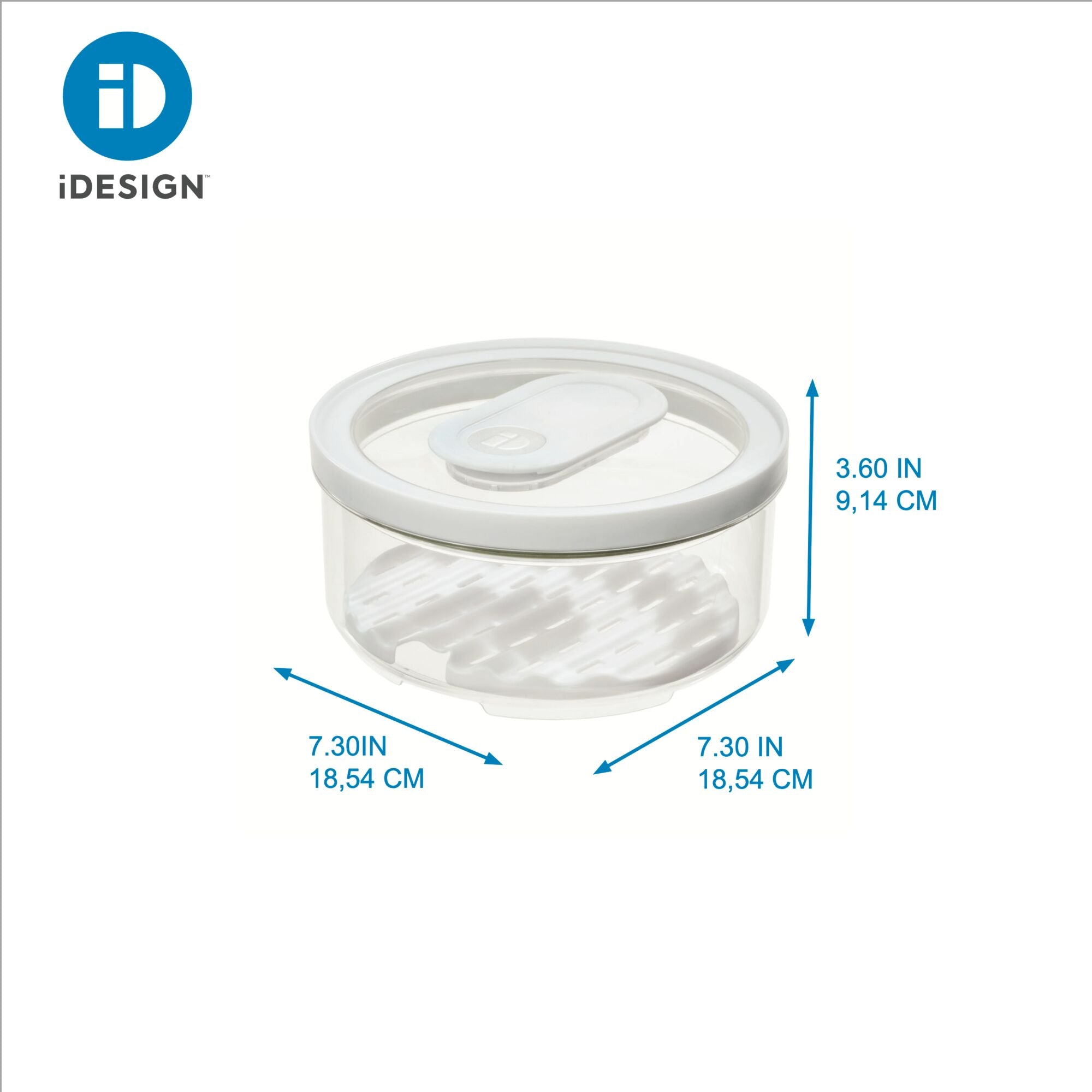 iDesign Eco Divided Food Storage Containers Made from Recycled Plastic
