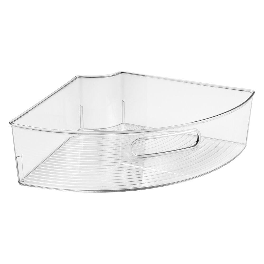 iDesign Linus Lazy Susan 1/4 Large in Clear