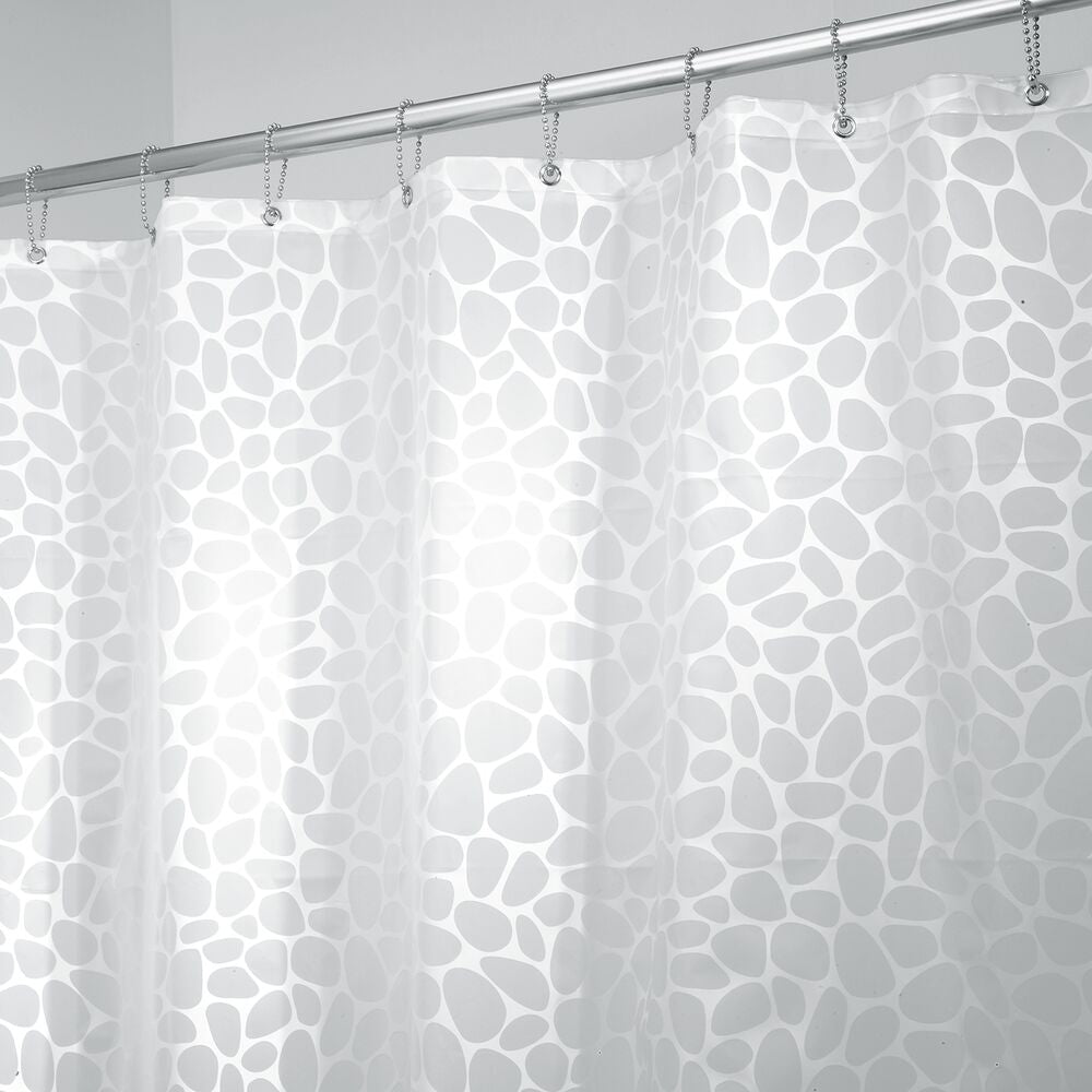 iDesign Pebblz PEVA Shower Curtain 72