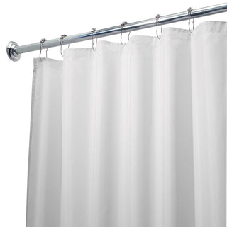 iDesign Poly Shower Curtain or Liner 72" x 84" in White - iDesign-Shower Curtain