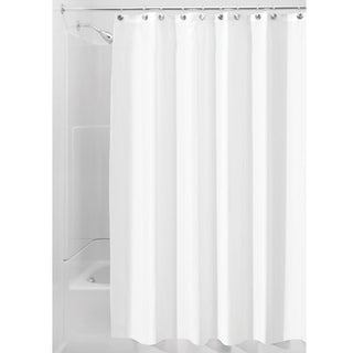 iDesign Poly Shower Curtain or Liner 72" x 84" in White - iDesign-Shower Curtain