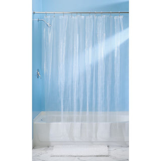 iDesign Rain EVA Shower Curtain 72" x 72" in Clear - iDesign-Shower Curtain