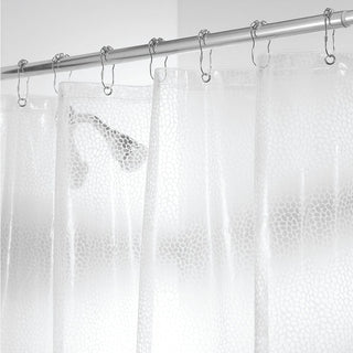 iDesign Rain EVA Shower Curtain 72" x 72" in Clear - iDesign-Shower Curtain