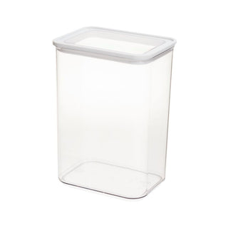 iDesign Recycled Clear Stackable Kitchen Airtight Storage Canister - iDesign-Canister