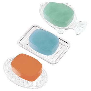 iDesign Royal Rectangular Soap Saver in Clear - iDesign-Soap Saver