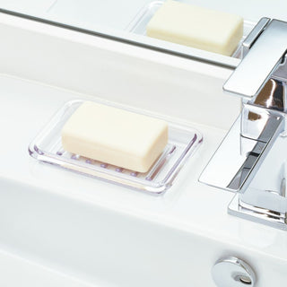 iDesign Royal Rectangular Soap Saver in Clear - iDesign-Soap Saver