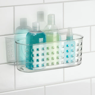 iDesign Shower Suction Basket in Clear - iDesign-Suction Basket