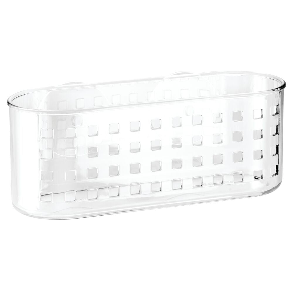 Bath Bliss Compact Suction Bath Basket - Clear