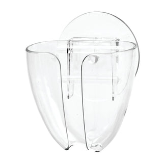 iDesign Shower Suction Soap Holster in Clear - iDesign-Suction Soap/Sponge Holder