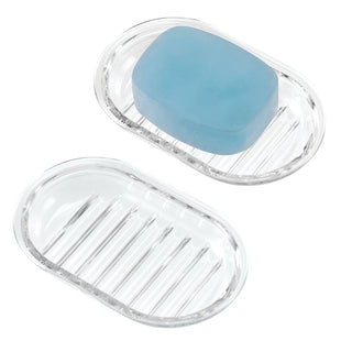 iDesign Soap Saver - Royal Round in Clear - iDesign-Soap Saver