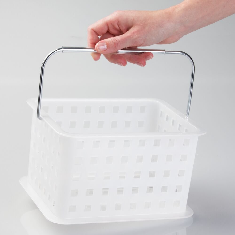 AREYZIN Plastic Storage Baskets with Lid Organizing Container Lidded Knit