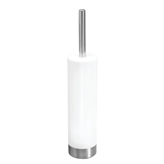 iDesign Toilet Brush in White and Brushed Stainless Steel - iDesign-Bowl Brush